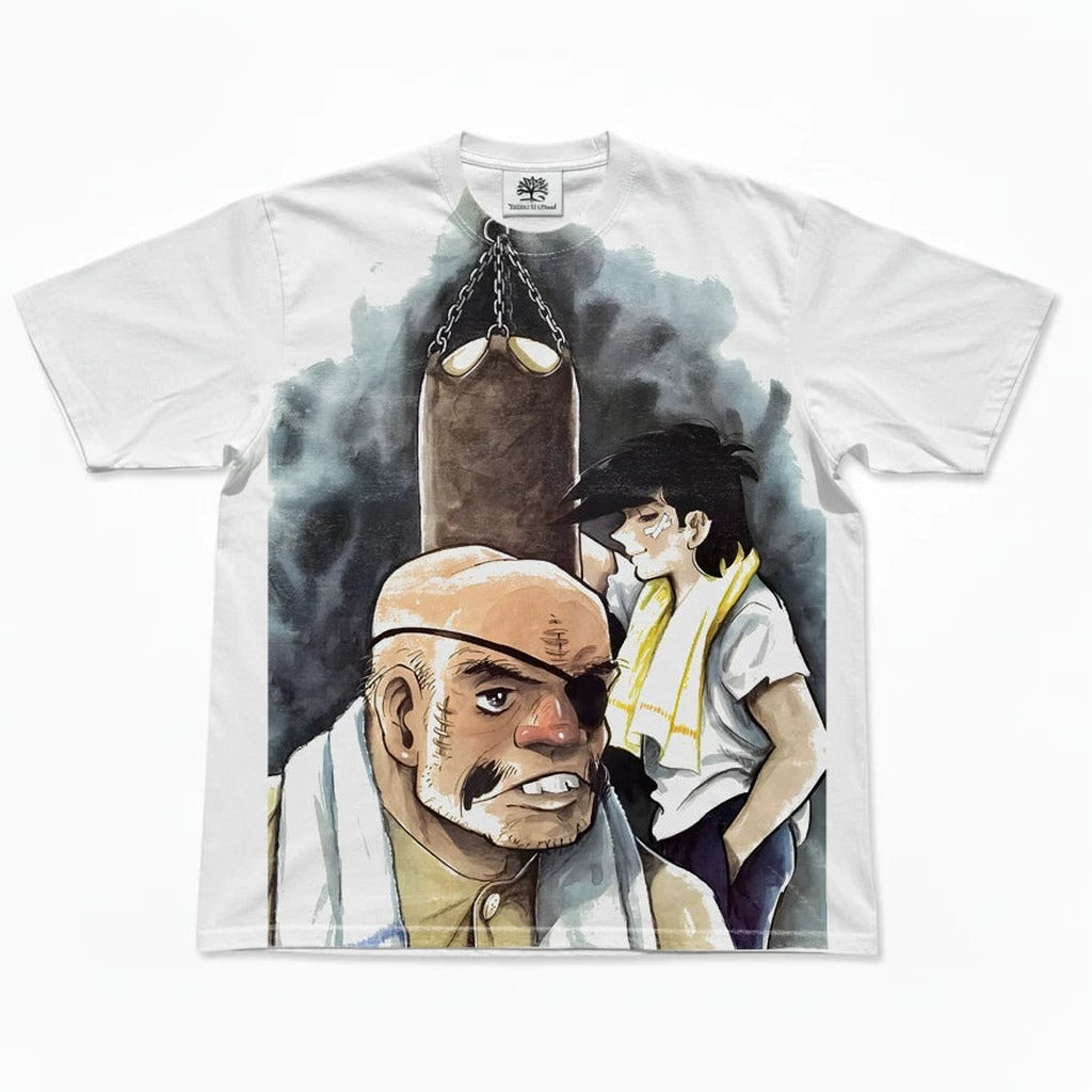 Fighting for Tomorrow Retro Oversized T-Shirt