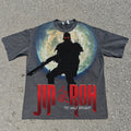 Fuse Full Moon Silhouette Oversized Washed T-Shirt