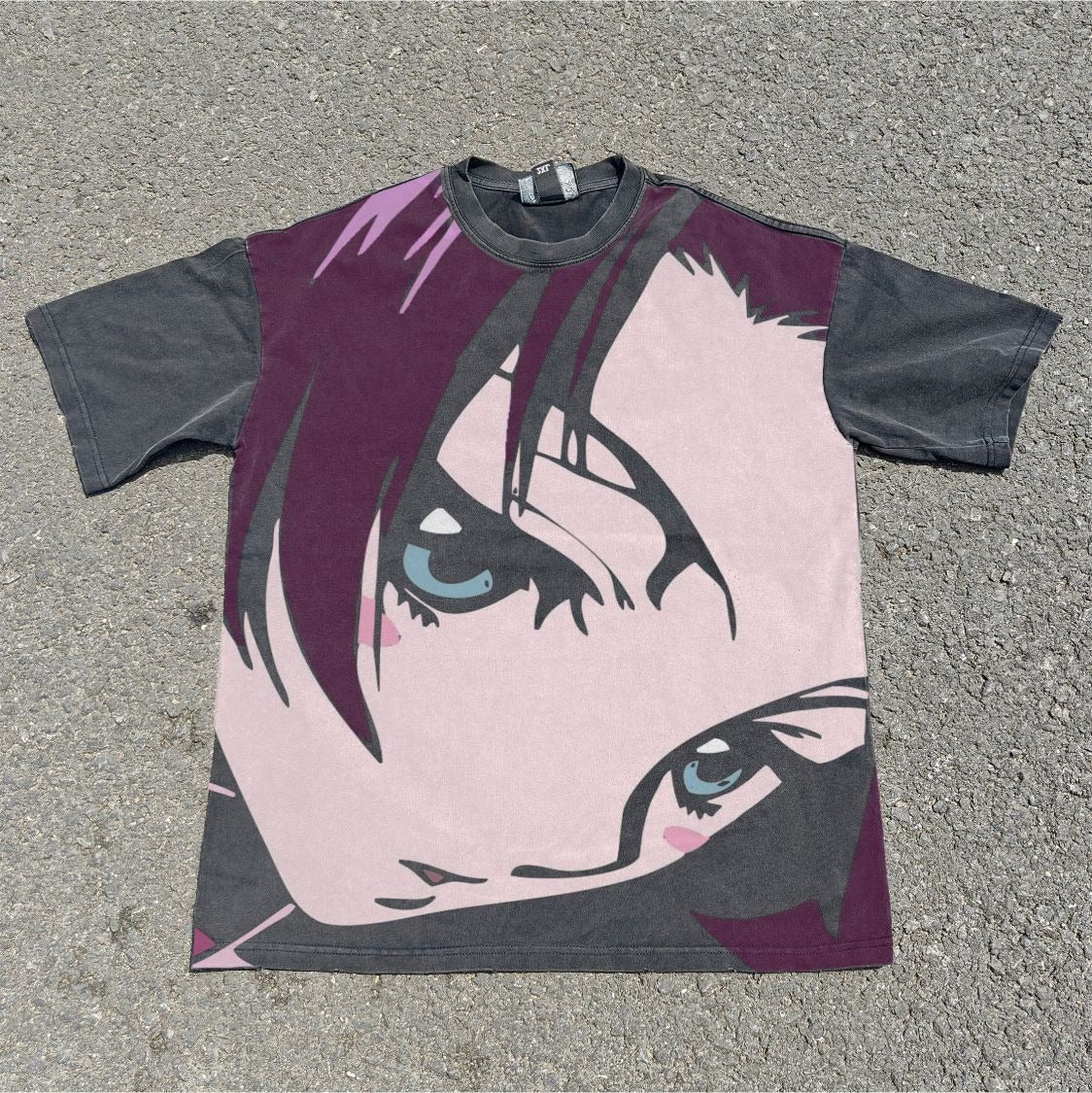 Fuu Close-Up Oversized Washed T-Shirt