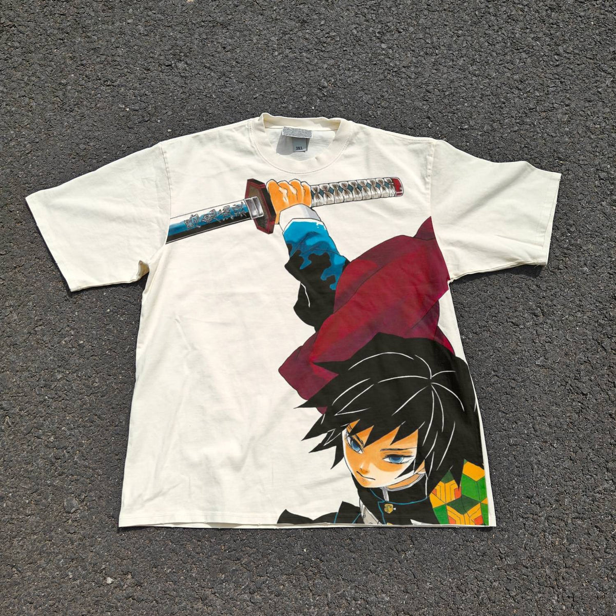 Giyu Water Sword Oversized T-Shirt