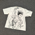 Gon Jajanken Sketch Oversized T-Shirt