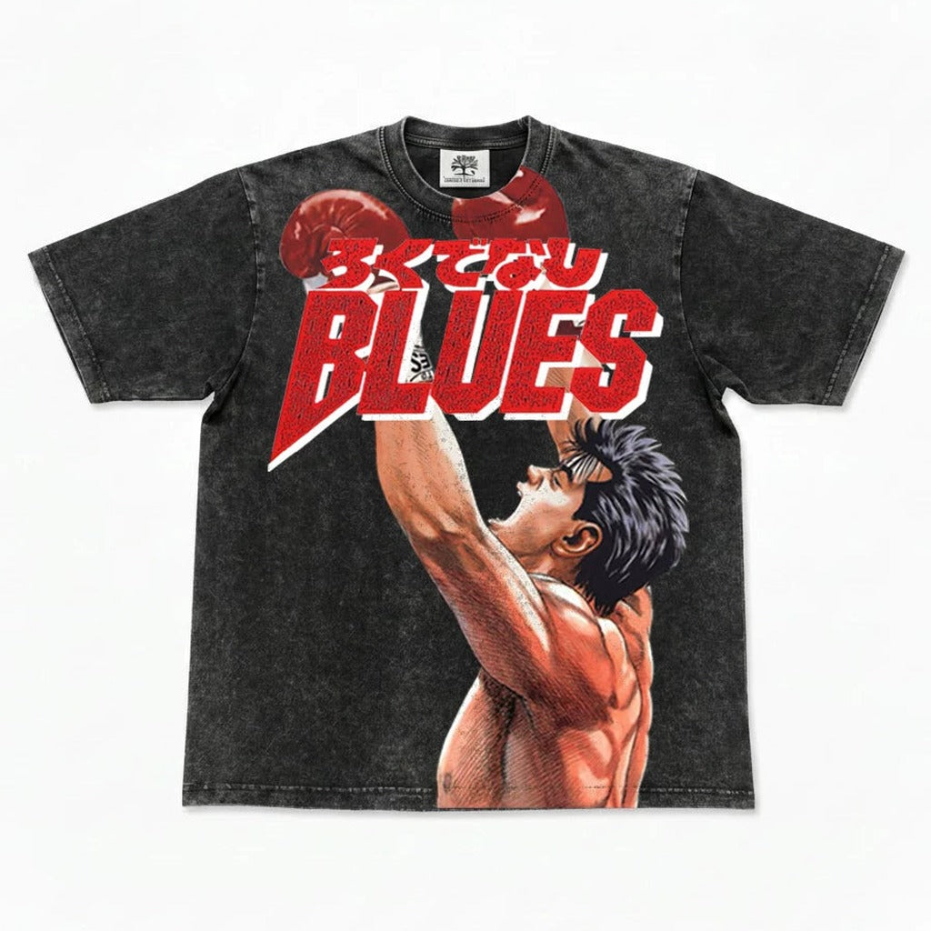 Good-for-Nothing Blues Oversized T-Shirt