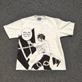 Gray & Juvia Double Sided Oversized T-Shirt, front