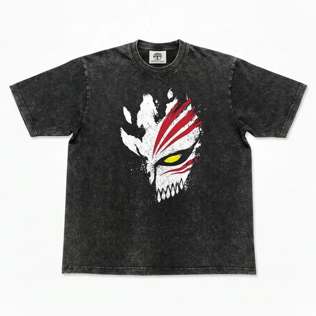 Hollow Mask Oversized T-Shirt