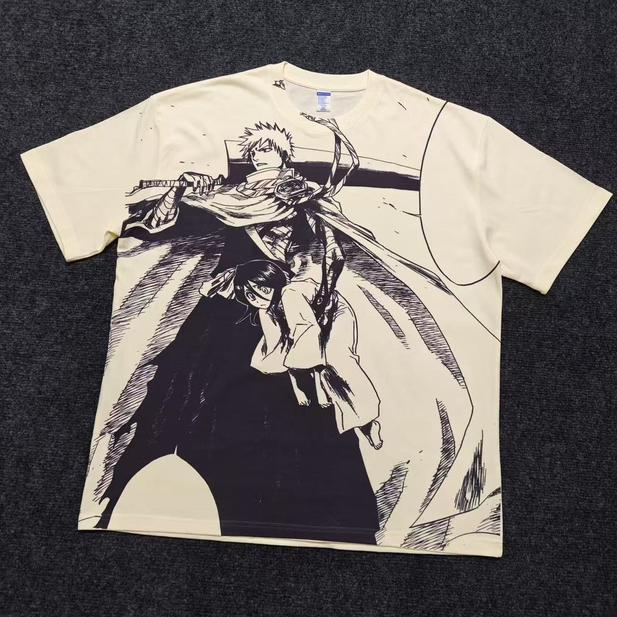 Ichigo & Rukia Manga Oversized T-Shirt