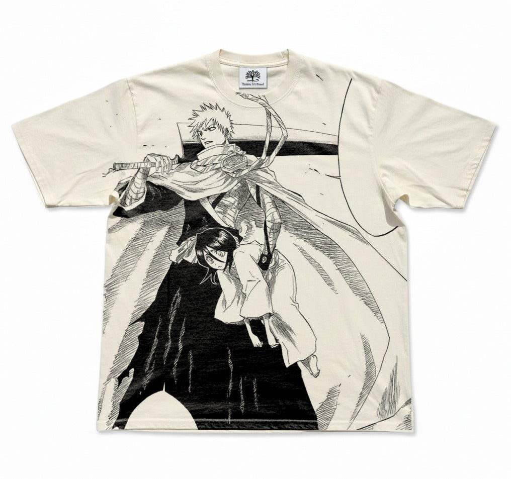 Ichigo & Rukia Manga Oversized T-Shirt