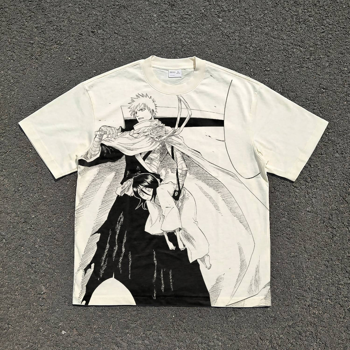 Ichigo & Rukia Manga Oversized T-Shirt