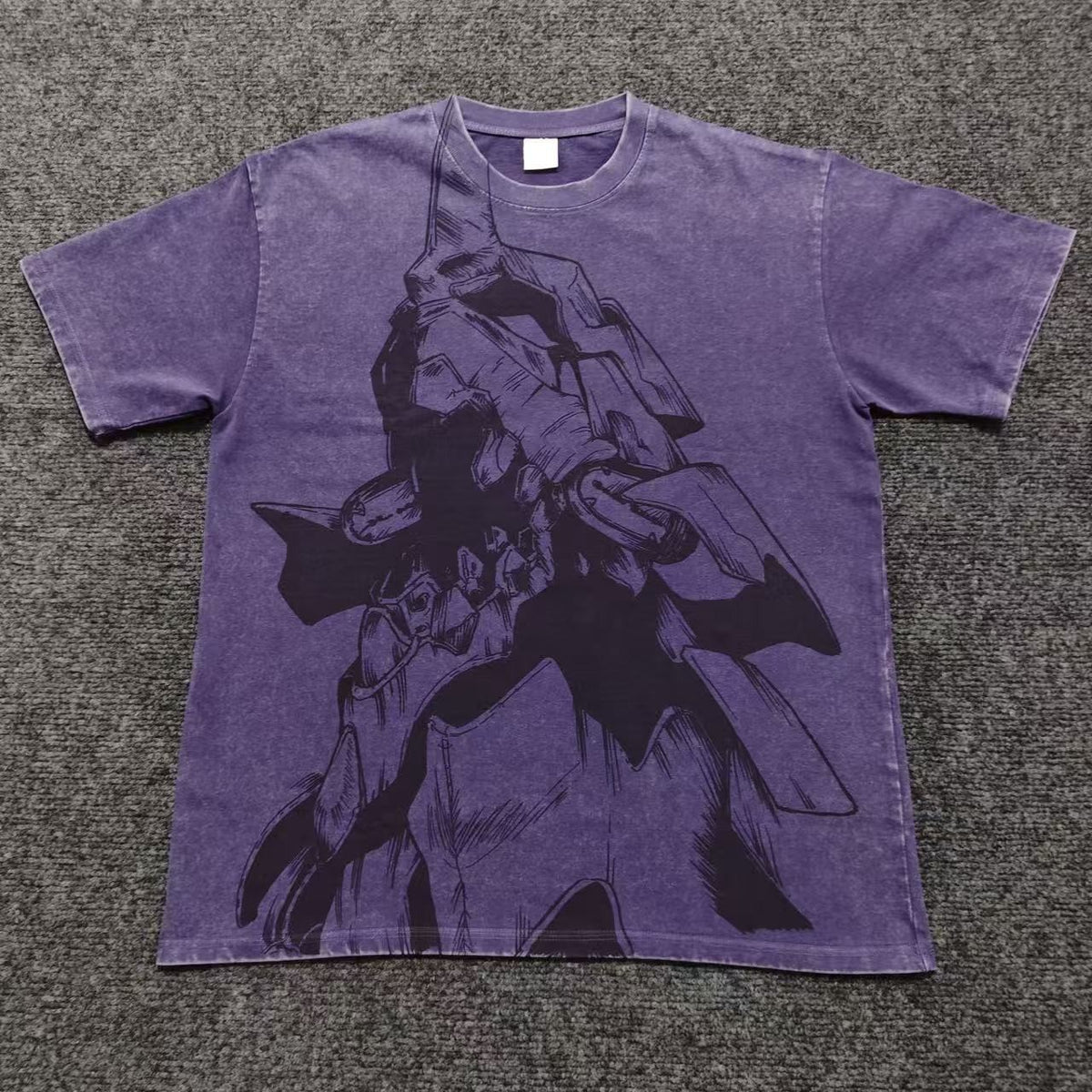 Real photo of the Ink Style Unit-01 Oversized Washed T-Shirt
