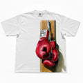 Anime Red Boxing Gloves Oversized T-Shirt