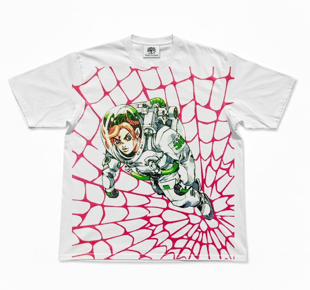 Jolyne Astronaut Web Oversized T-Shirt