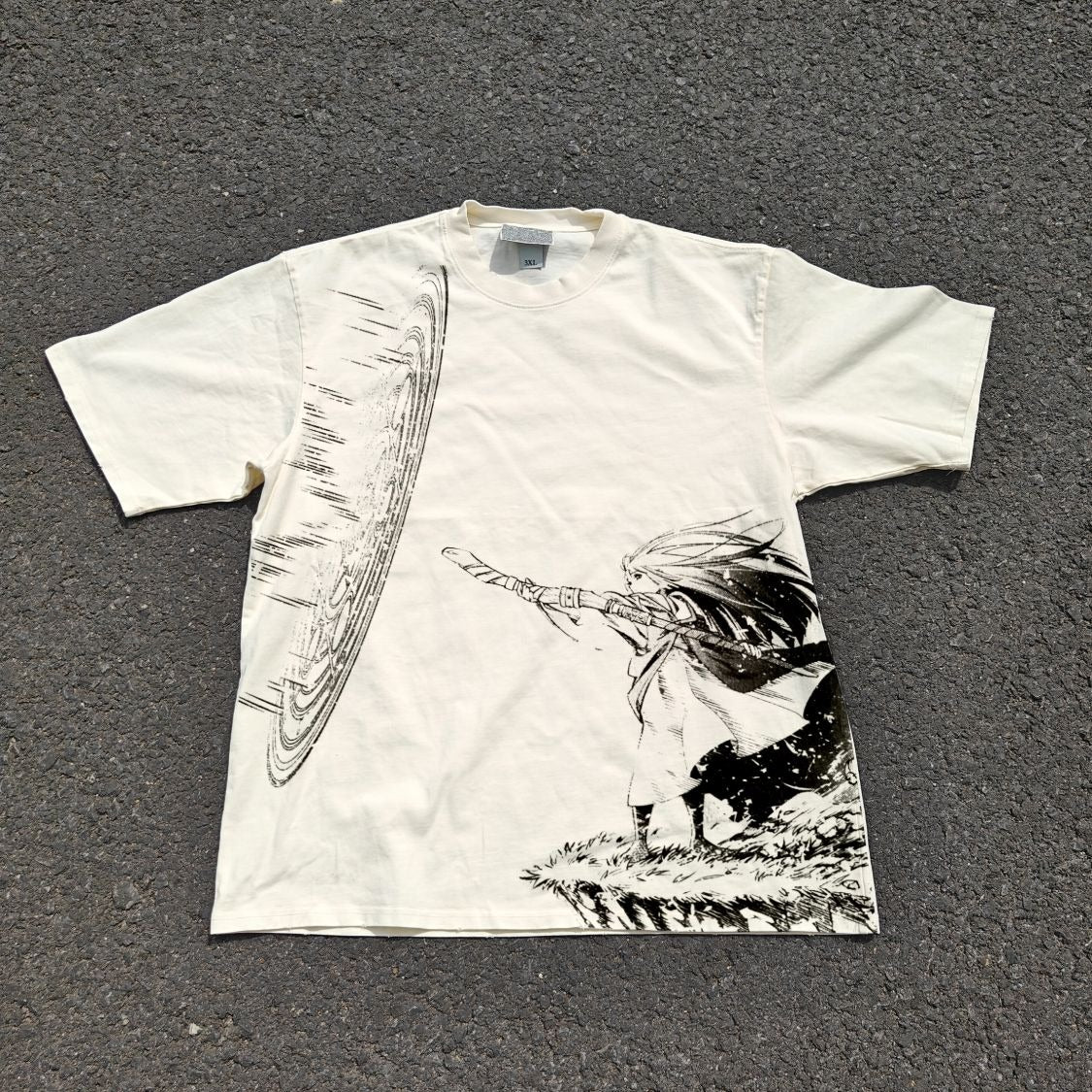 Mage Spell Circle Manga Oversized T-Shirt