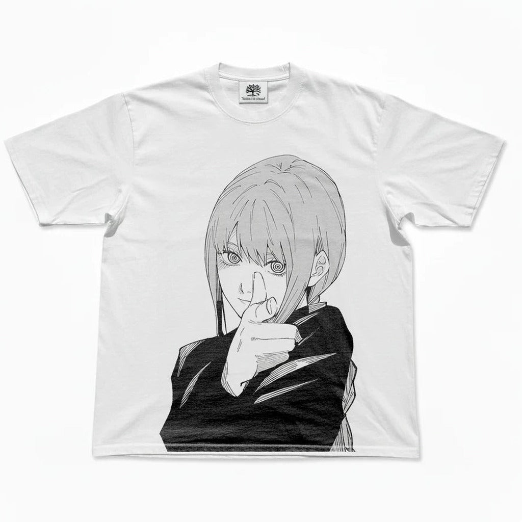 Makima Sketch Art Oversized T-Shirt