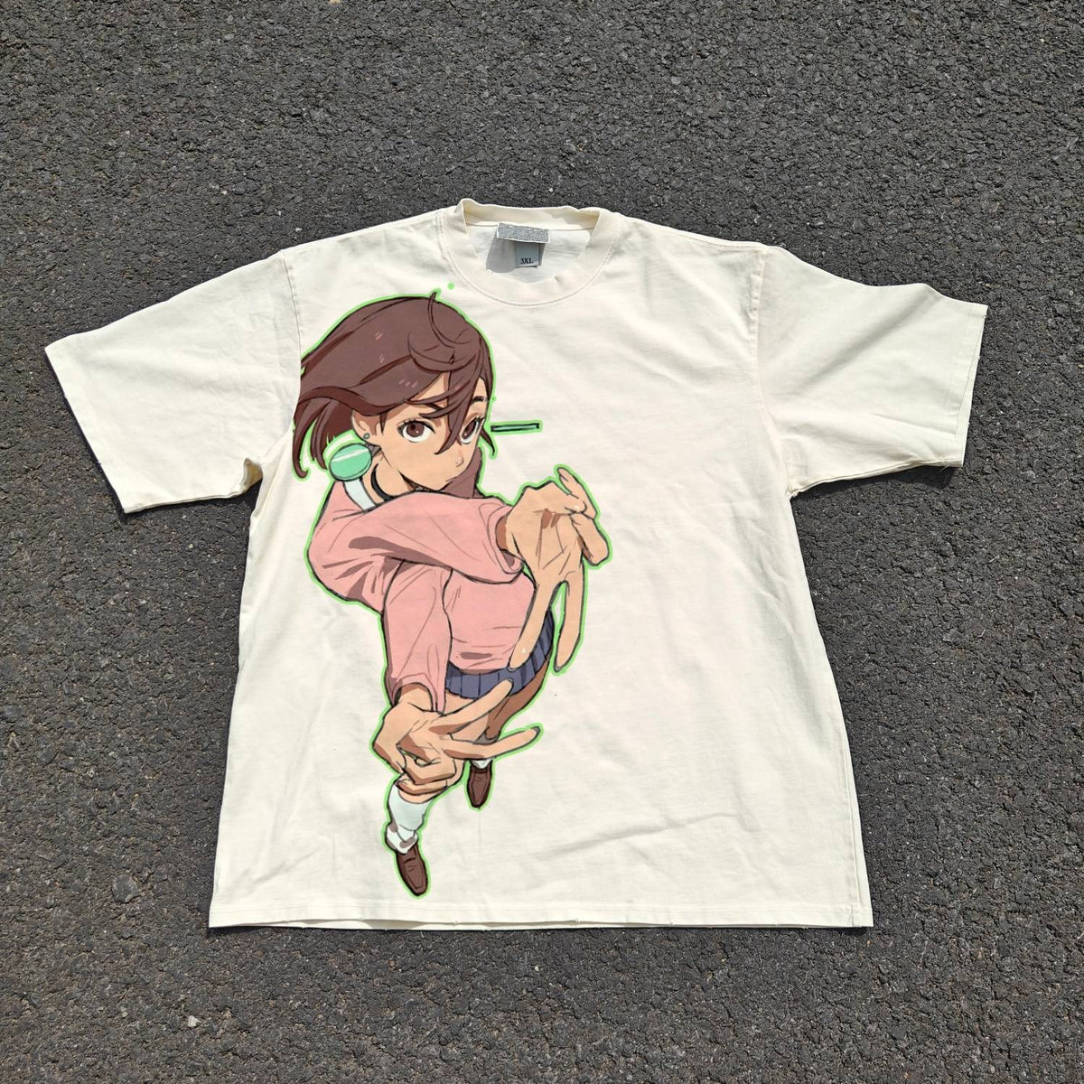 Momo Ayase Peace Sign Oversized T-Shirt