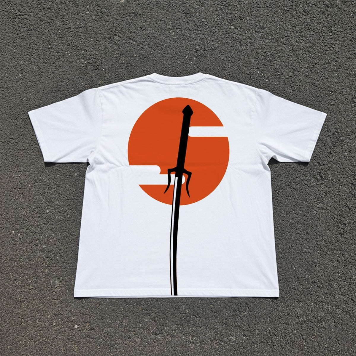 Mugen, Fuu & Jin Double Sided Oversized T-Shirt, back