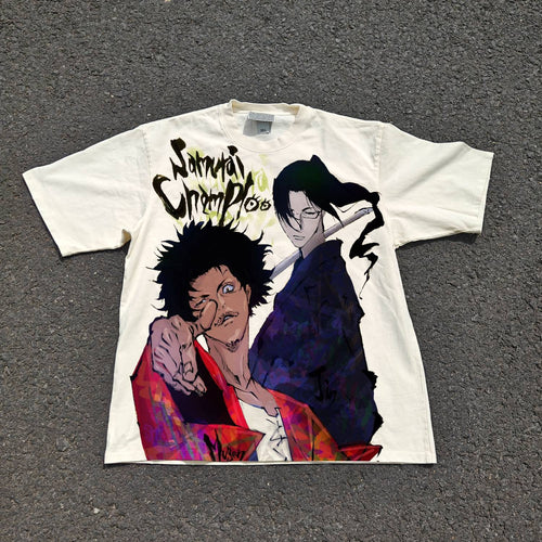 Mugen & Jin Ink Brush Oversized T-Shirt