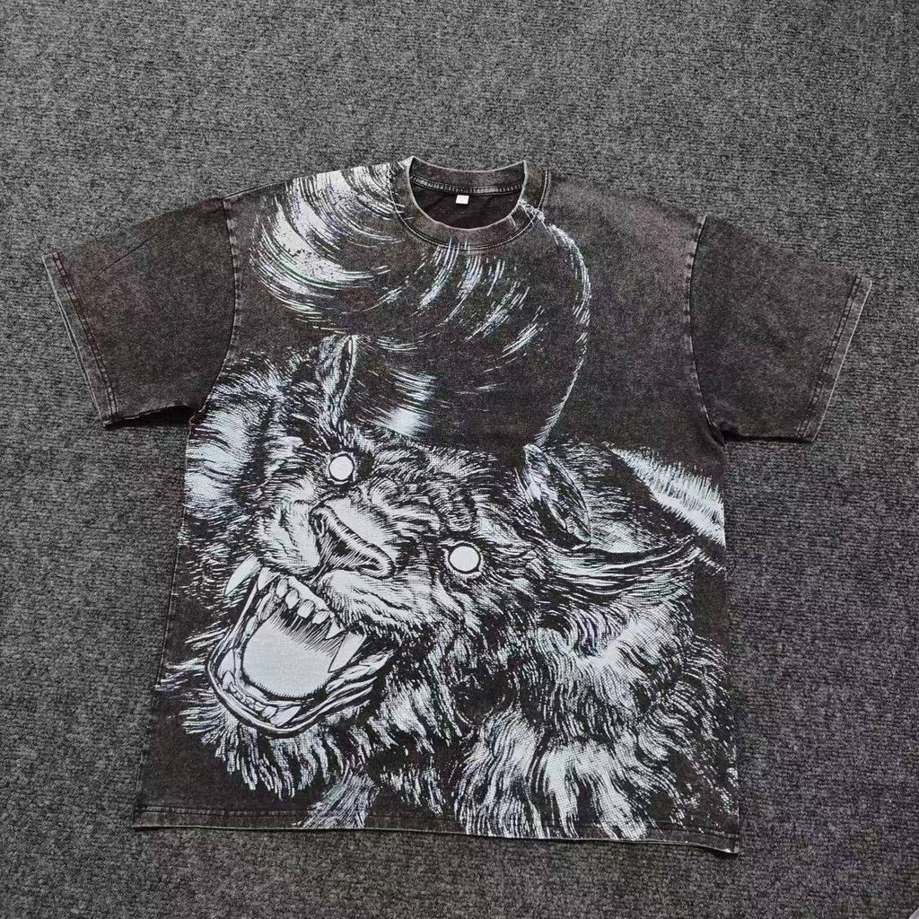 Real photo of the Nosferatu Zodd Apostle Washed Oversized T-Shirt