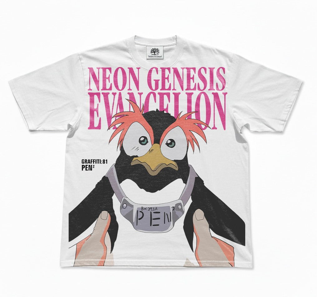 Pen Pen Graffiti Oversized T-Shirt