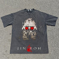Protect Gear Glowing Eyes Oversized Washed T-Shirt