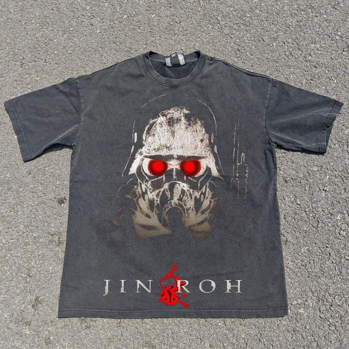 Protect Gear Glowing Eyes Oversized Washed T-Shirt