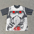 Protect Gear Mask Manga Oversized Washed T-Shirt