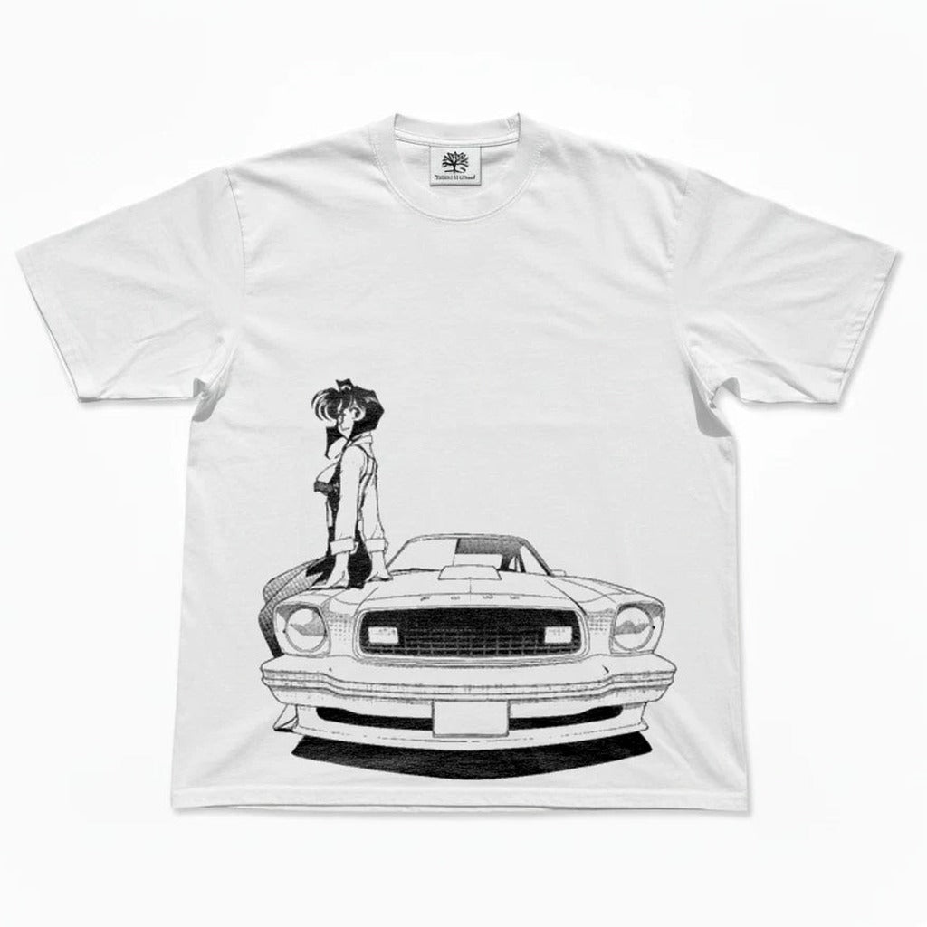Rally Mustang Minimal Oversized T-Shirt