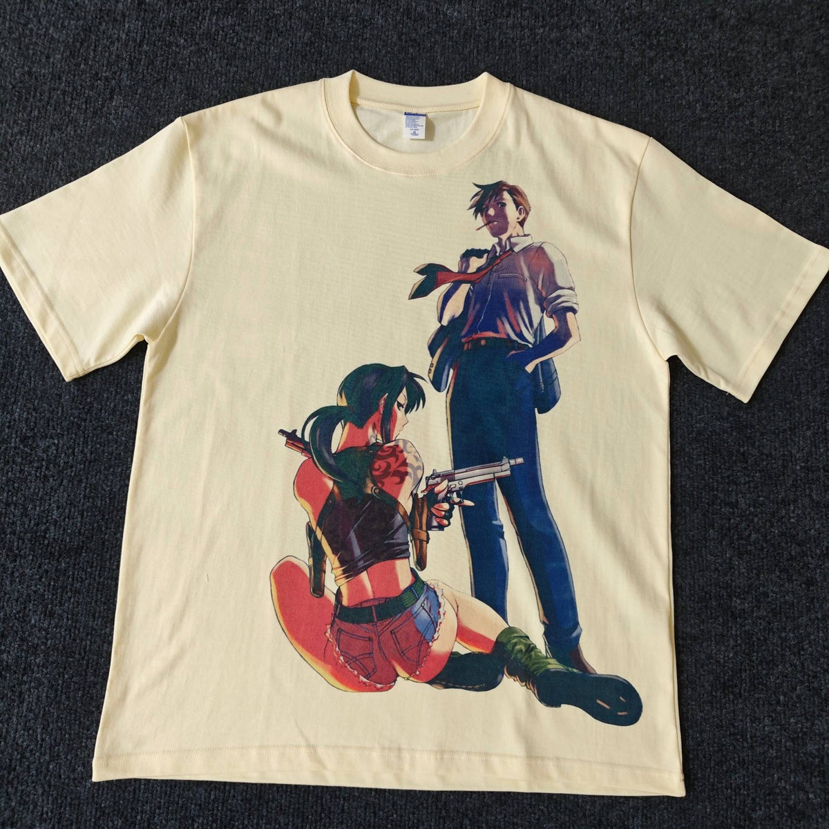 Real photo of the Revy & Okajima Oversized T-Shirt