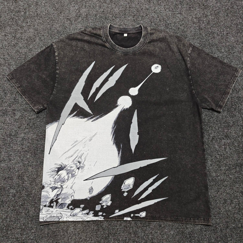 Real photo of the Kamehameha Washed Oversized T-Shirt