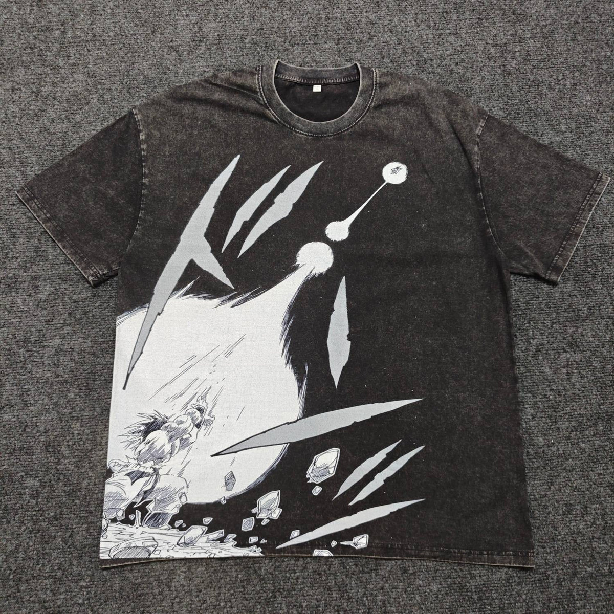 Real photo of the Kamehameha Washed Oversized T-Shirt