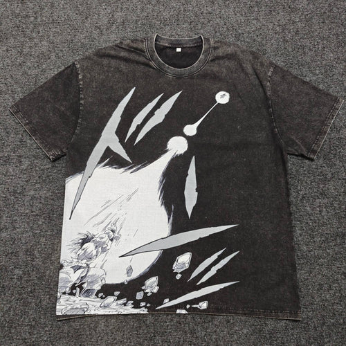 Real photo of the Kamehameha Washed Oversized T-Shirt