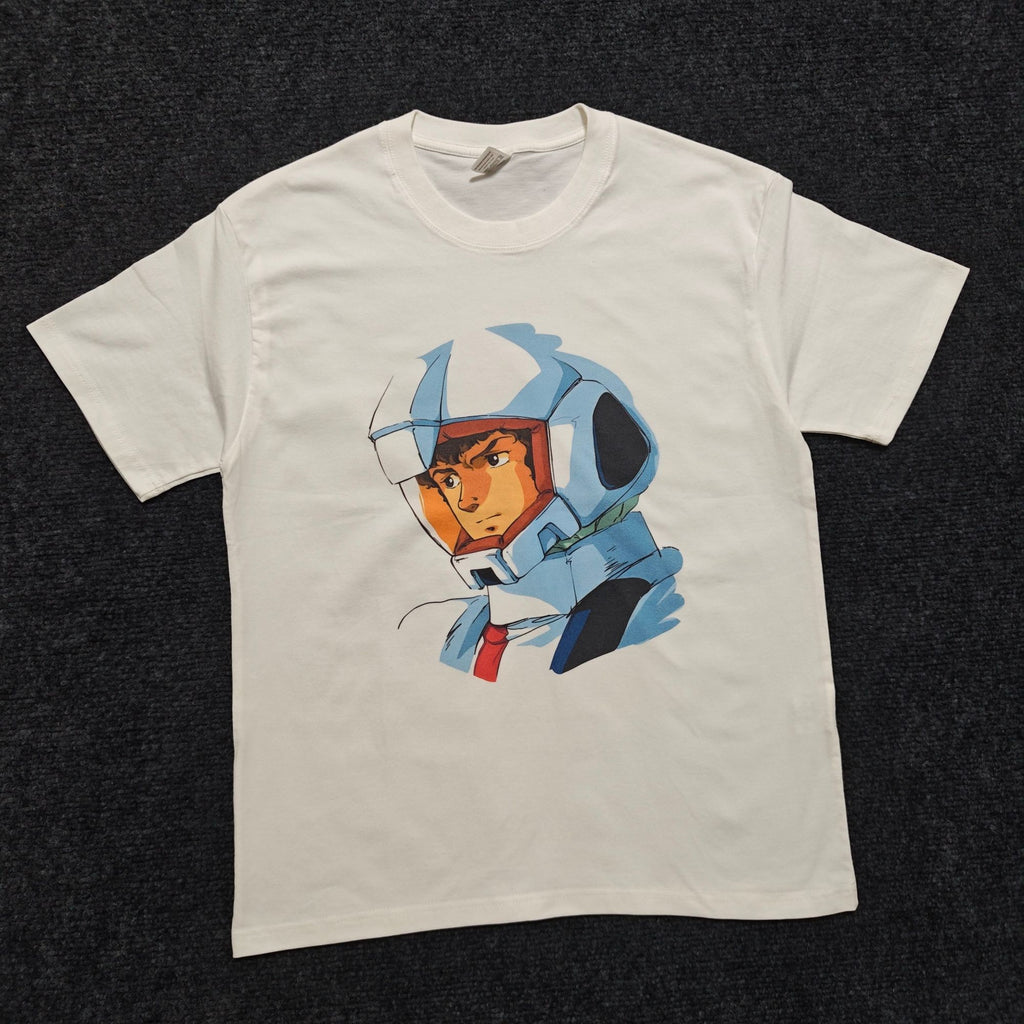 Real photo of the Mobile Suit Amuro Ray 90s Style Art T-Shirt