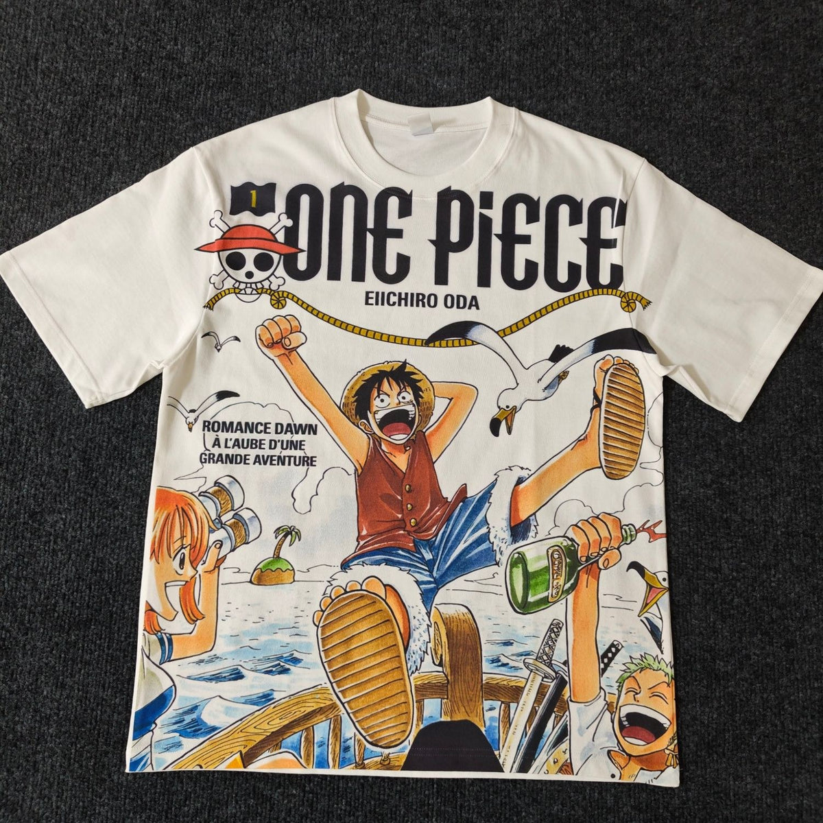 Real photo of the Luffy The Beginning Oversized T-Shirt