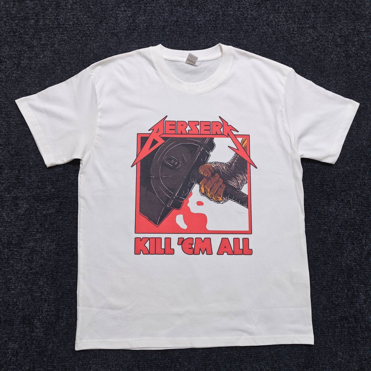 Real photo of the Dragonslayer Thrash Parody T-Shirt
