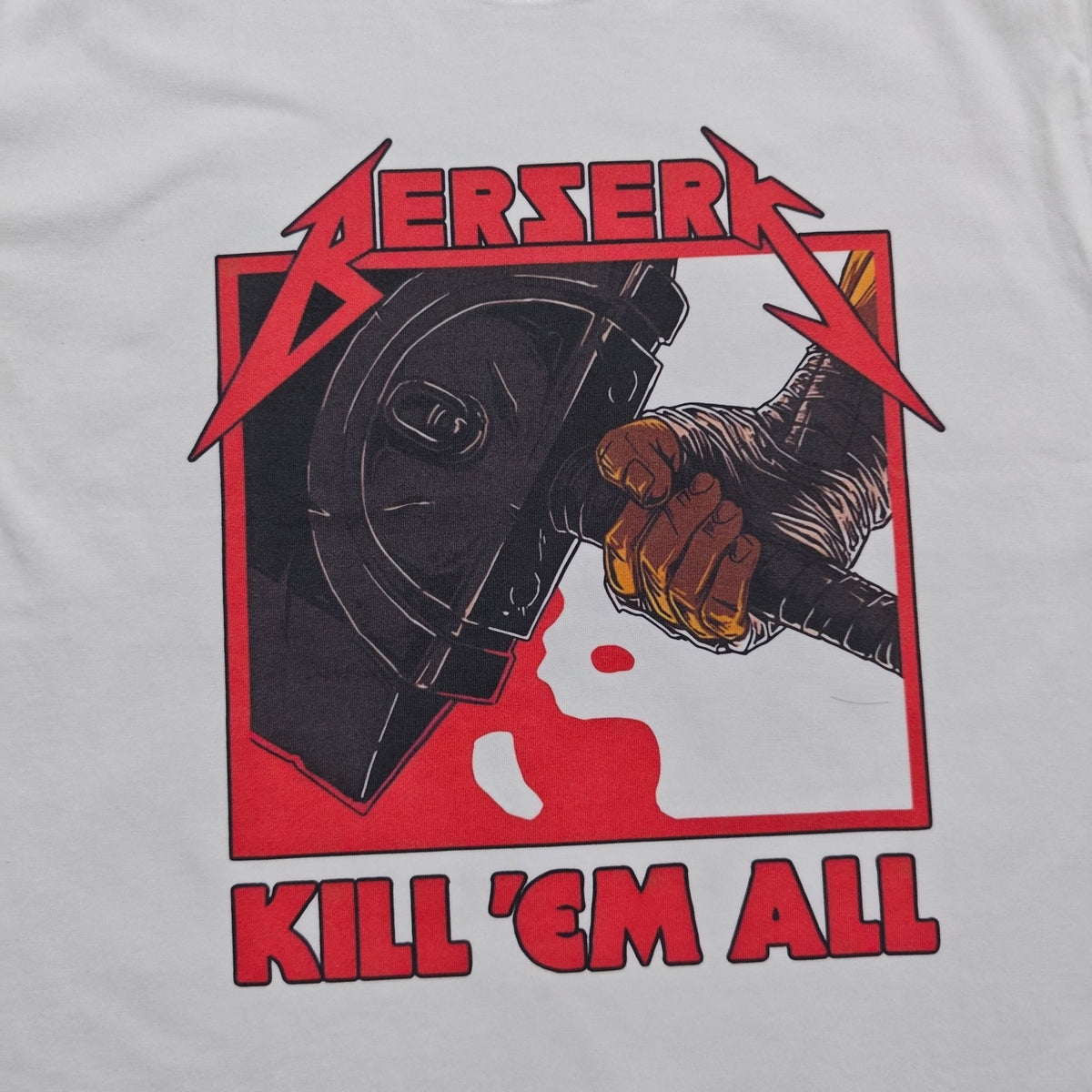 Real photo of the Dragonslayer Thrash Parody T-Shirt