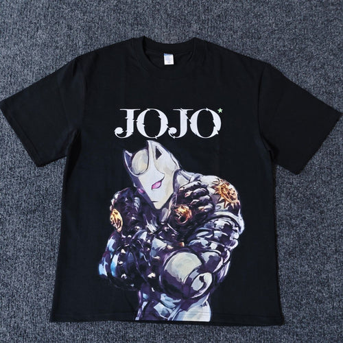 Real photo of the Jojo's Killer Queen Large Print Oversized T-Shirt