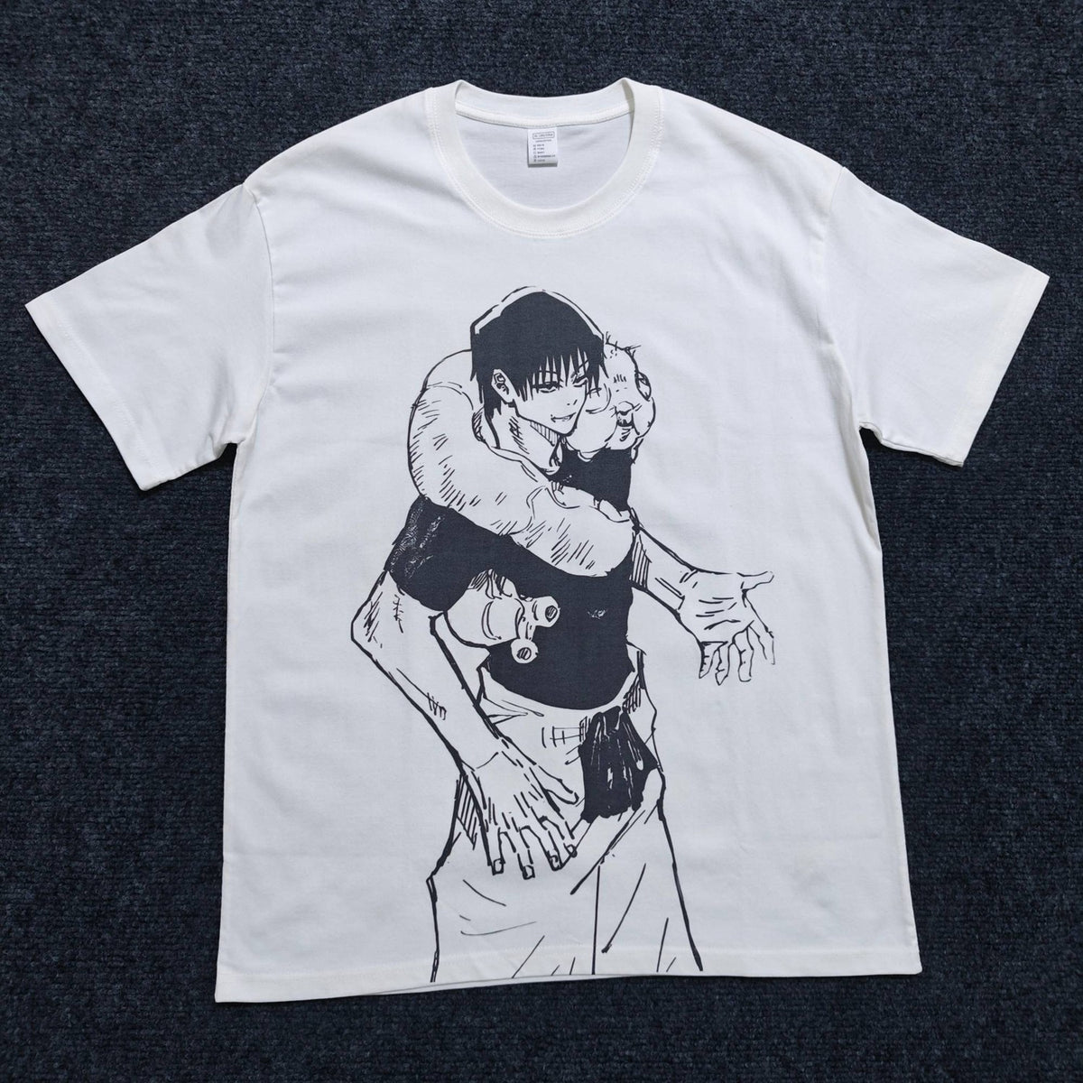 Real photo of the Toji Minimal White T-Shirt