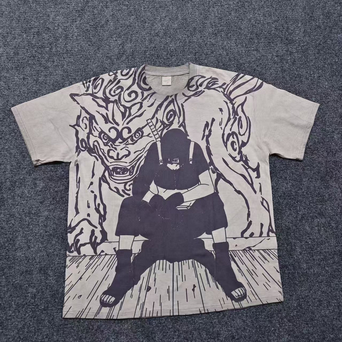 Real photo of the Sai Super Beast Scroll Vintage Washed T-Shirt