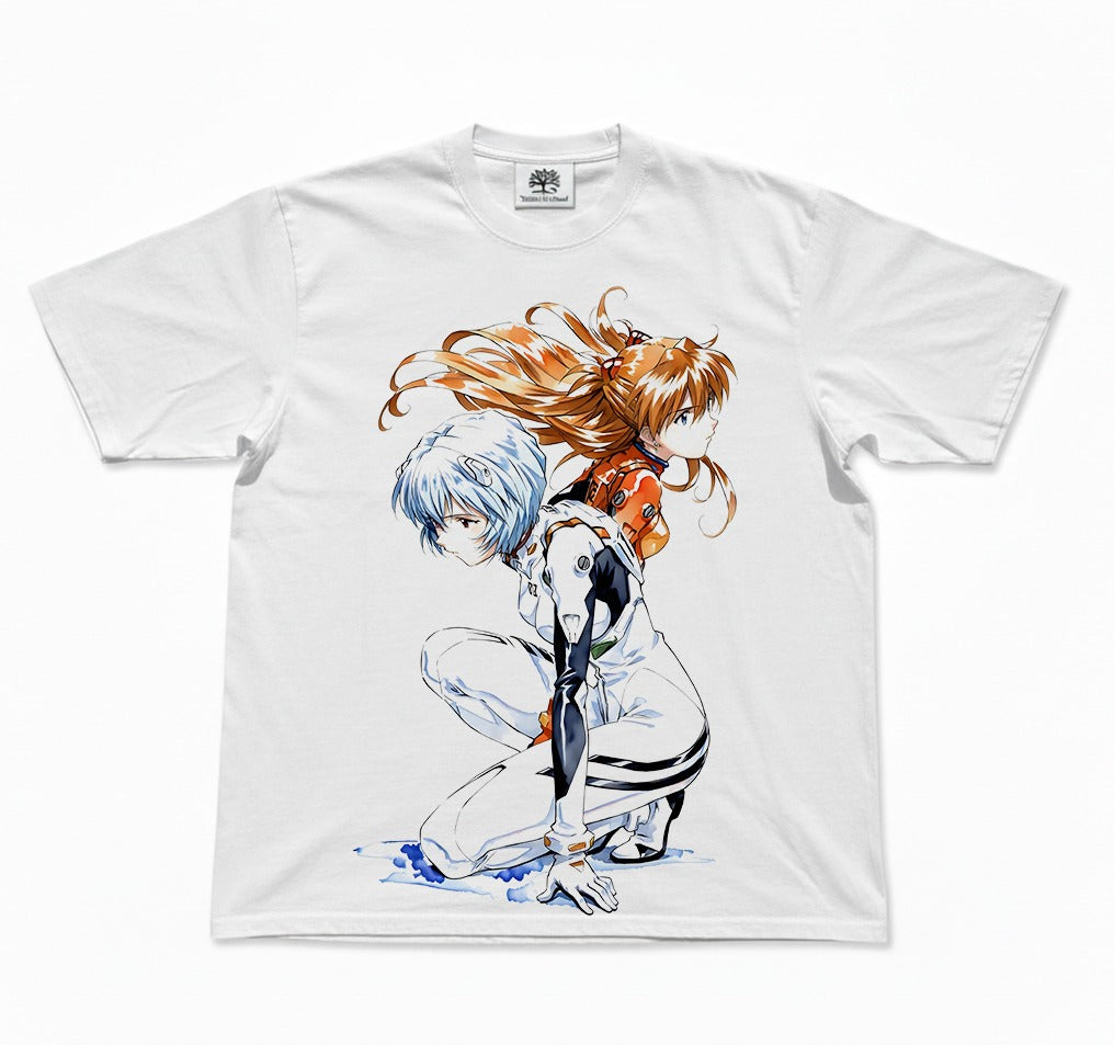 Rei & Asuka Back to Back Oversized T-Shirt