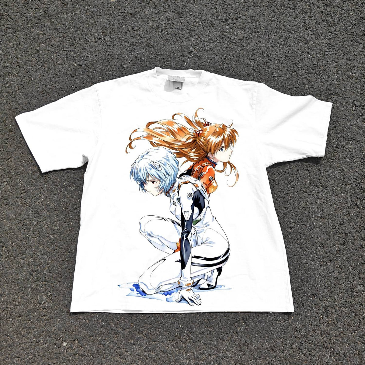 Rei & Asuka Back to Back Oversized T-Shirt