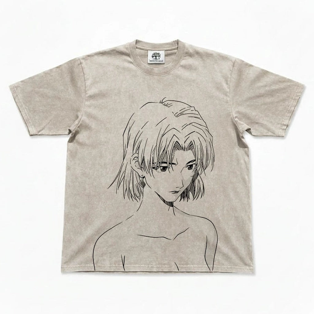 Ritsuko Sadamoto Art Washed T-Shirt