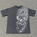Roaring Tiger Claw Oversized Washed T-Shirt