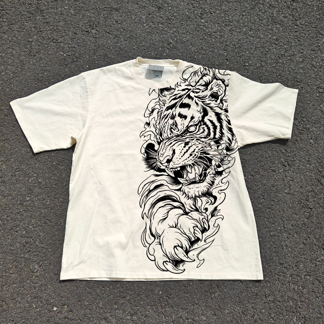 Roaring Tiger Ink Oversized T-Shirt