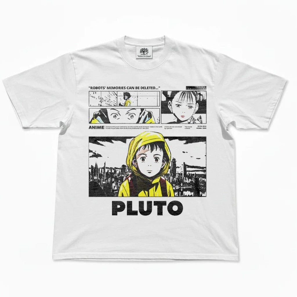 Robot Saga Manga Panel Oversized T-Shirt