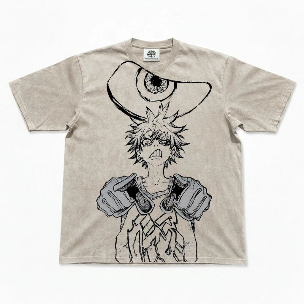 Rudo Line Art Washed T-Shirt