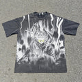 Sanemi Glowing Eyes Oversized Washed T-Shirt