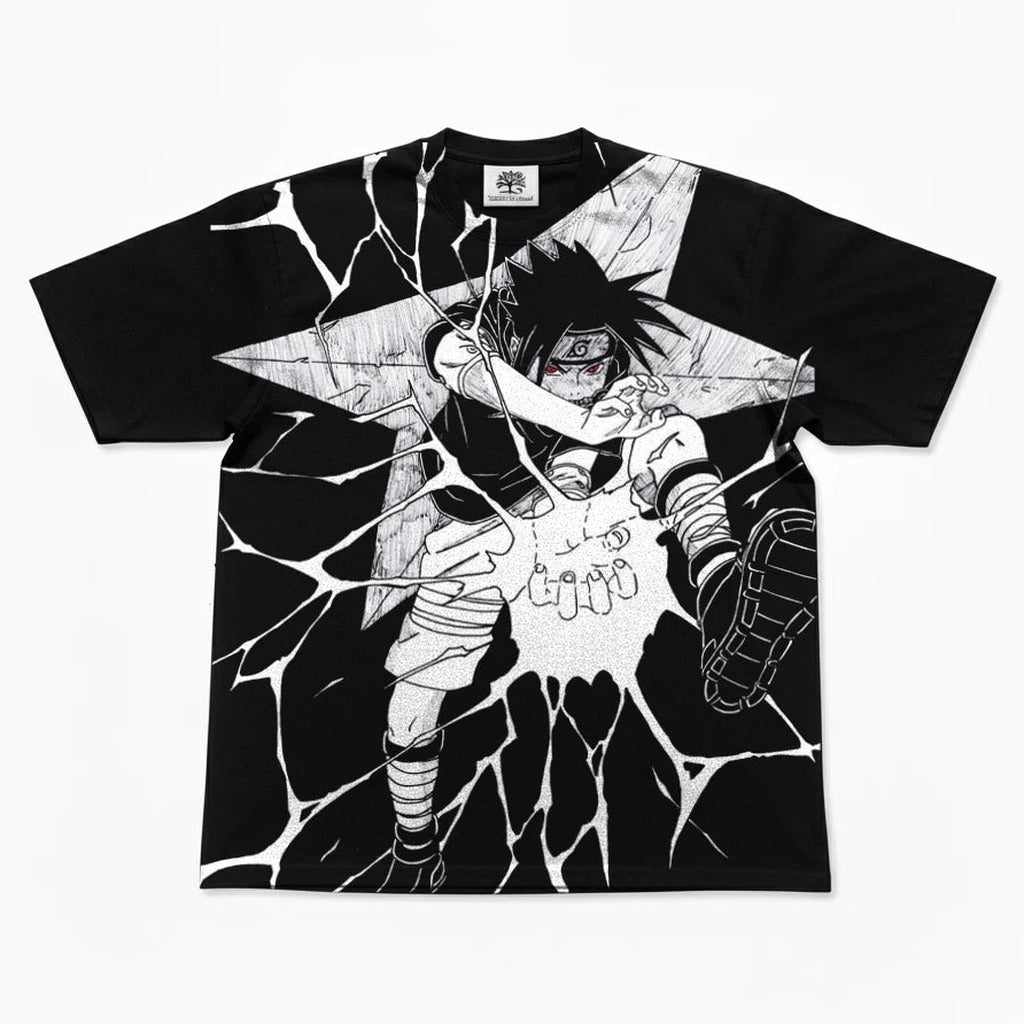 Sasuke Chidori Oversized T-Shirt