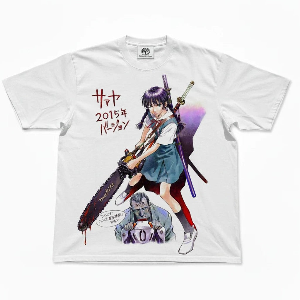 Saya Katana White T-Shirt