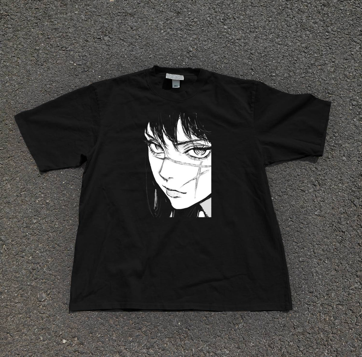 Scarred Gaze Manga Oversized T-Shirt