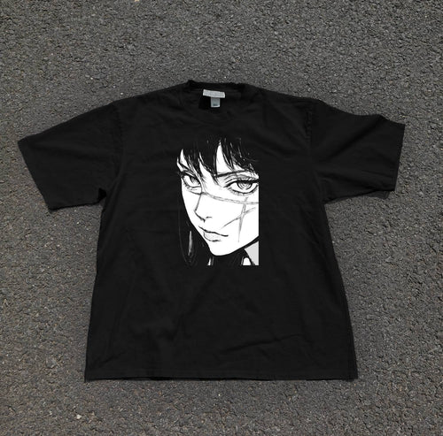 Scarred Gaze Manga Oversized T-Shirt