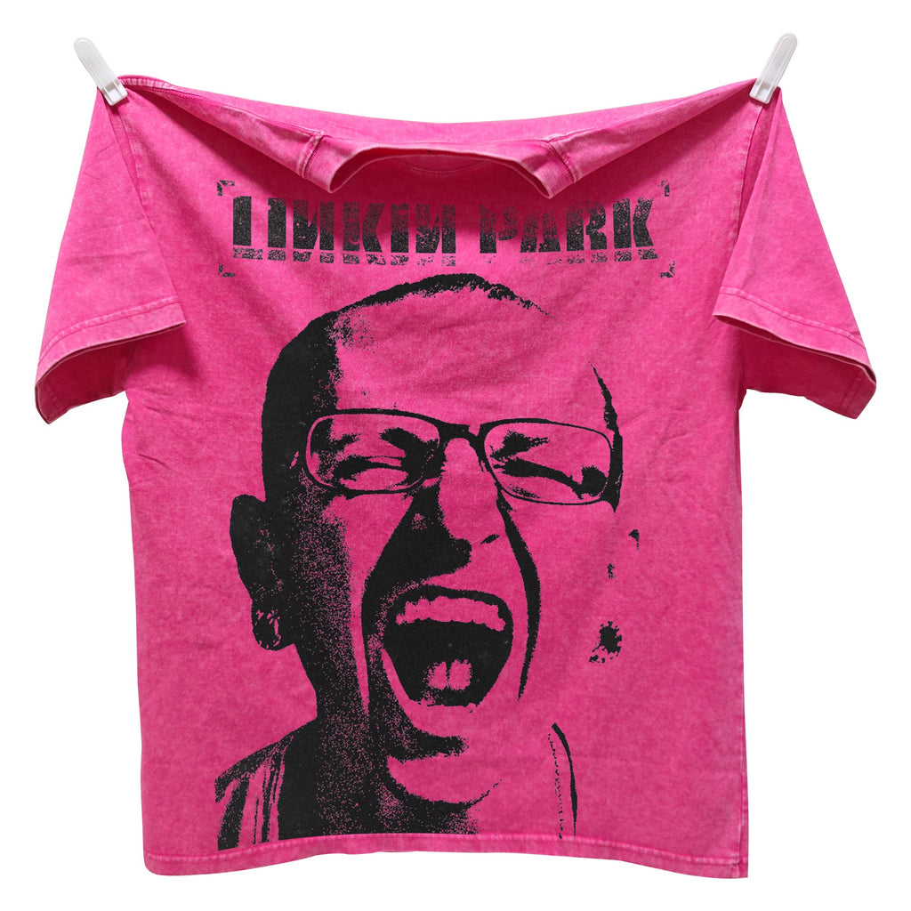 Real photo of the Scream Portrait Oversized Washed T-Shirt