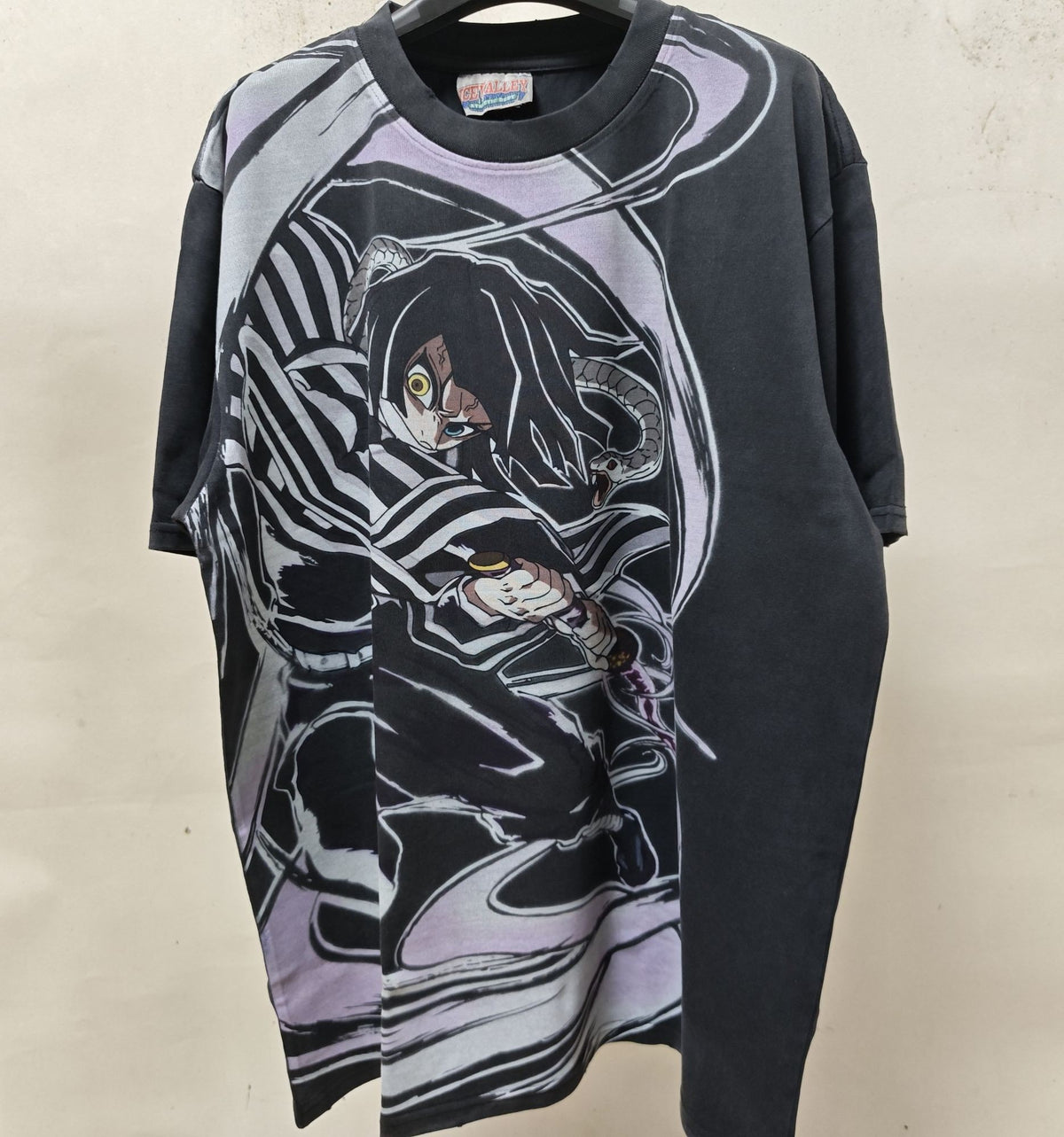 Serpent Breathing Oversized Washed T-Shirt
